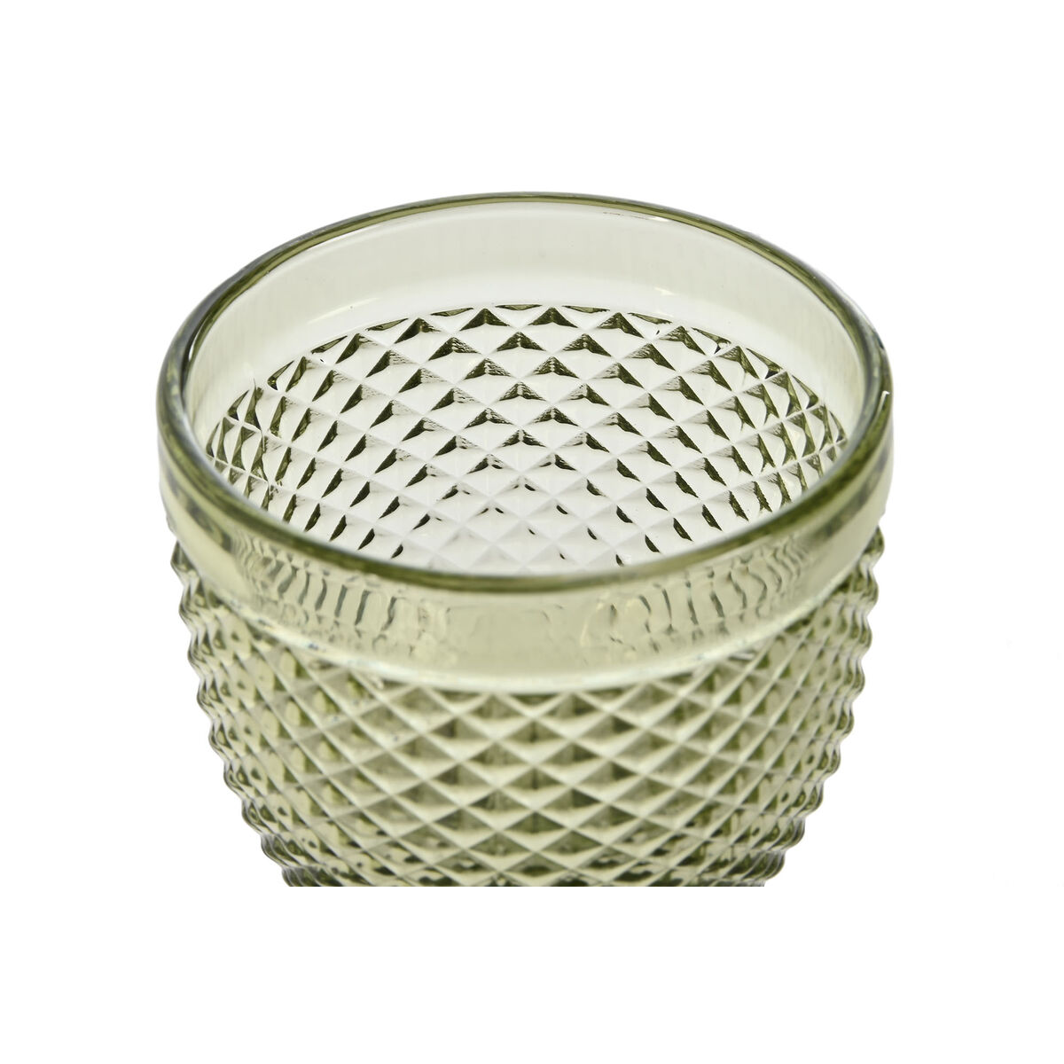 Set skodelic DKD Home Decor Zelena Kristal 325 ml